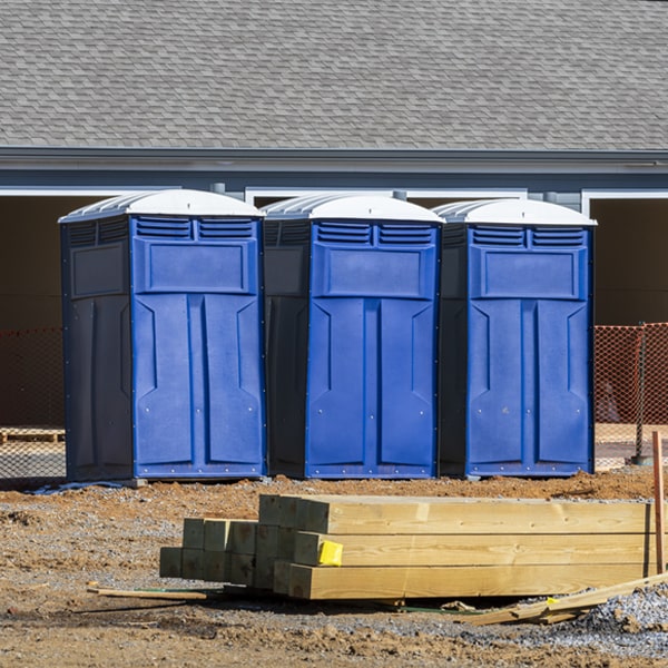 how do you ensure the portable toilets are secure and safe from vandalism during an event in East Cleveland